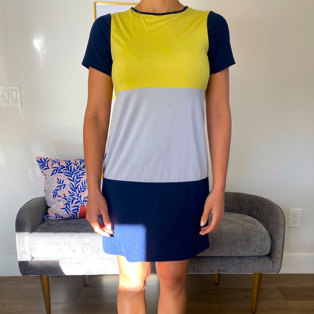 Fun color-block dress - small